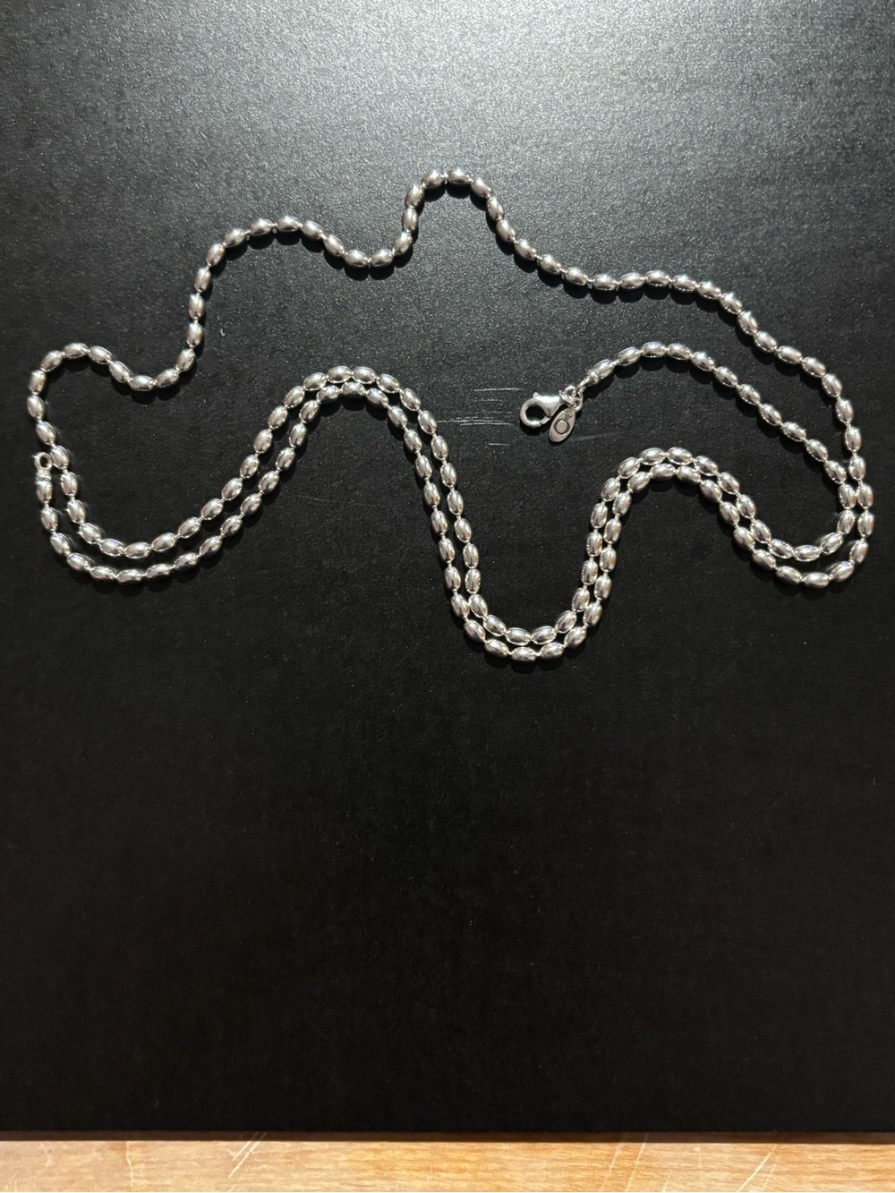 Pandora Silver Bead Chain Necklace - Classic Women's Jewelry